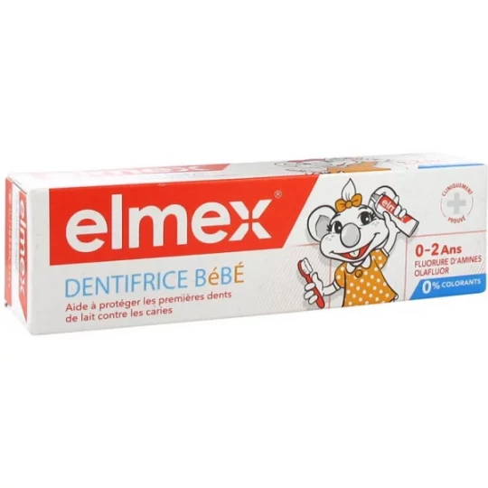 Elmex Bébé Dentifrice 0-2 ans 50 ml