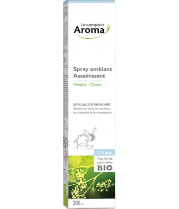 Le Comptoir Aroma Spray Ambiant Assainissant Menthe Citron 200 ml