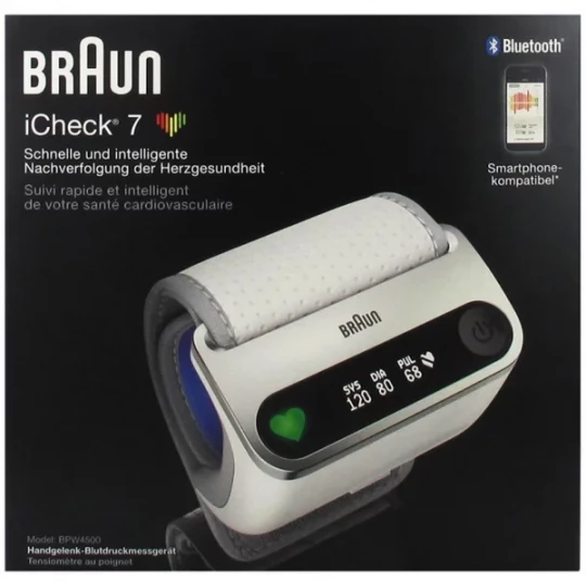 Braun iCheck 7 Tensiomètre de Poignet