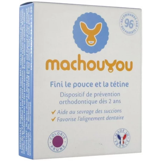 Machouyou Dispositif Première Dentition Couleur Prune