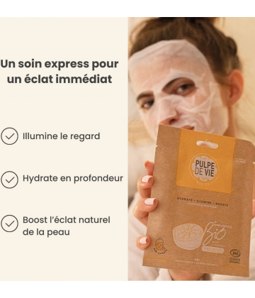 Pulpe de Vie Masque Éclat Pamplemousse Bio 150 ml - image 2
