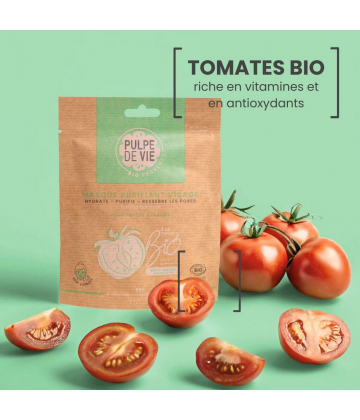 Pulpe de Vie Masque Tissu Bio Pina Tomata - image 4