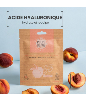 Pulpe de Vie Masque Anti Grise Mine Pêche Bio - image 4