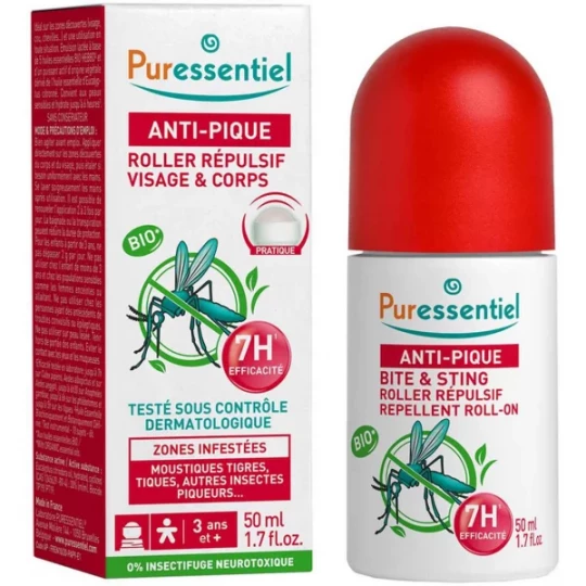 Puressentiel Anti-Piques Roller Visage & Corps 50 ml