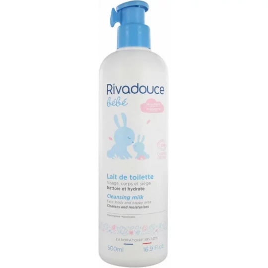 Rivadouce Bébé Lait de Toilette 500 ml