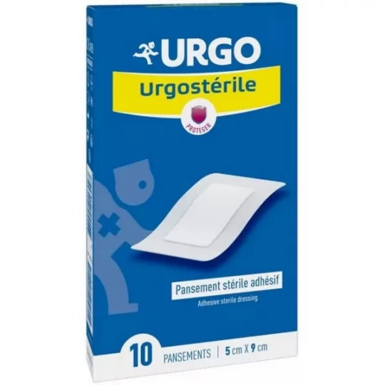 Urgo Urgostérile Pansements 5,3 cm x 8 cm x 10