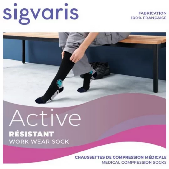 Sigvaris Active Résistant Chaussettes Femme Classe 2 - image 3
