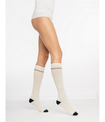 Sigvaris Styles Chaussettes Motifs Marinière Femme Classe 2