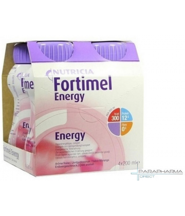 FORTIMEL ENERGY pack de 4 bouteilles de 200 ml