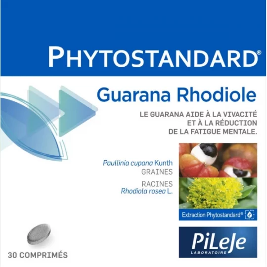 PiLeJe Phytostandard de Guarana et de Rhodiole x 30