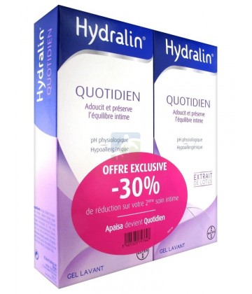 Hydralin Quotidien 2 x 400 ml