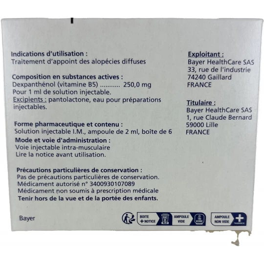 Bépanthène 250 mg/ml x 6 - image 2