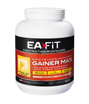 Eafit Construction Musculaire - Gainer Max Goût Vanille 1,1 kg