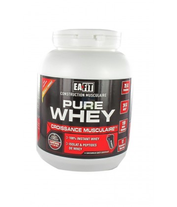 Eafit Construction Musculaire - Pure Whey Goût Chocolat Noir 750 g