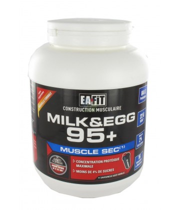 Eafit Construction Musculaire - Milk & Egg 95+ Muscle Goût Chocolat 750 g