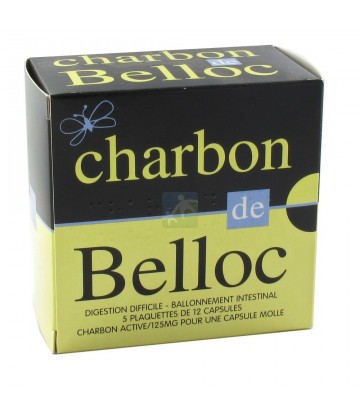Charbon de Belloc 125 mg x 60
