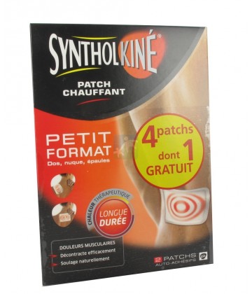 SyntholKiné Patchs chauffants 4 dont 1 gratuit