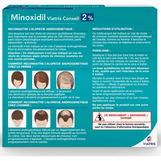 Minoxidil Mylan Viatris 2 % 3 x 60 ml - image 4