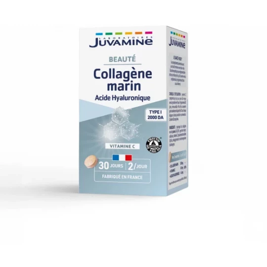 Juvamine Collagène Marin Acide Hyaluronique Comprimés x 60