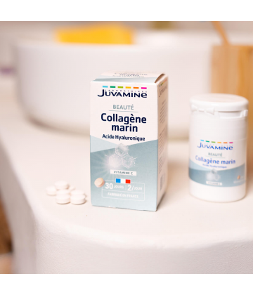Juvamine Collagène Marin Acide Hyaluronique Comprimés x 60