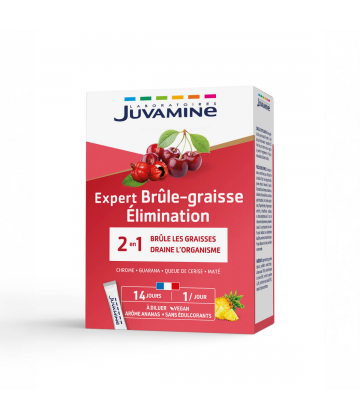 Juvamine Brûle Graisse et Elimination Sticks x 14