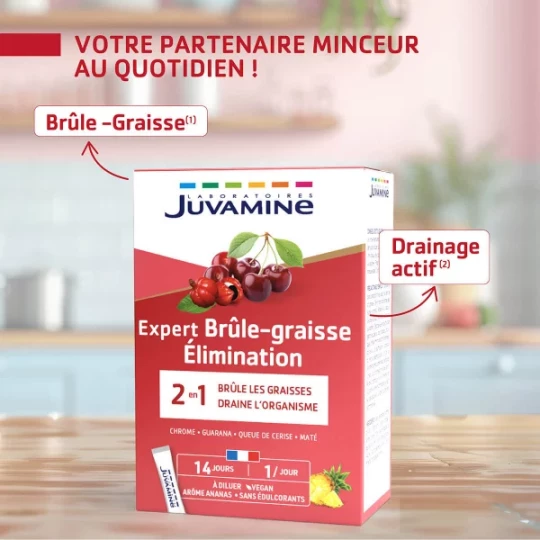Juvamine Brûle Graisse et Elimination Sticks x 14 - image 2