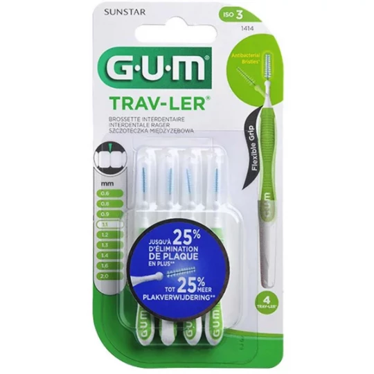 GUM Brossette Interdentaire 1414 1.1 mm x 4