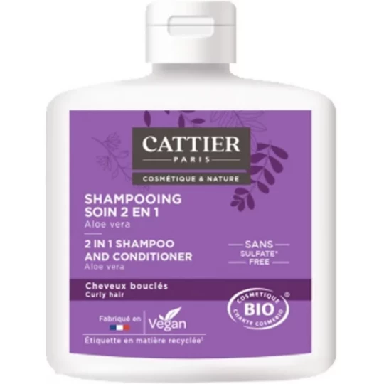Cattier Shampooing Soin Cheveux Bouclés 2 en 1 250 ml
