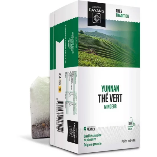 Dayang Thé Vert de Chine Sachets x 20