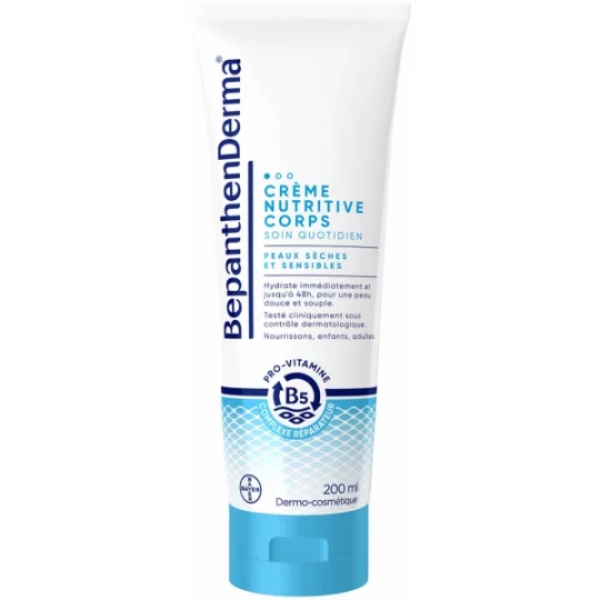 BepanthenDerma Crème Nutritive Corps 200 ml