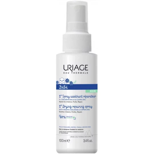 Uriage Bébé 1er Spray Asséchant Réparateur 100 ml