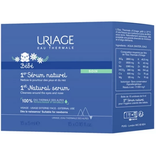 Uriage Bébé 1er Sérum Naturel Unidoses x 15