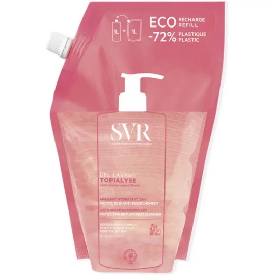 SVR Topialyse Gel Lavant Eco Recharge 1 L