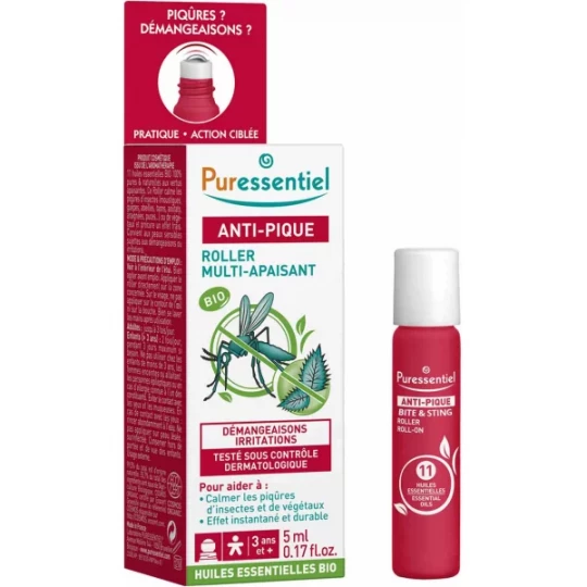 Puressentiel Anti-Piques Roller Multi-Apaisant Bio 5 ml