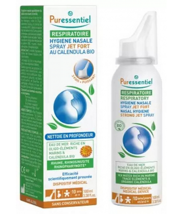 Puressentiel Respiratoire Hygiène Nasale Spray Jet Fort 100 ml