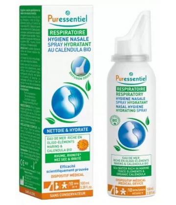 Puressentiel Respiratoire Hygiène Nasale Spray Hydratant 100 ml