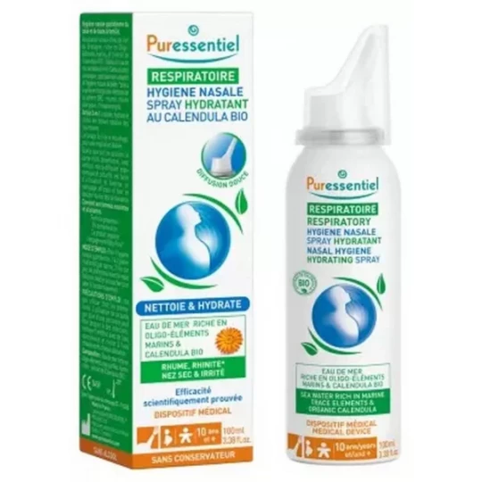 Puressentiel Respiratoire Hygiène Nasale Spray Hydratant 100 ml
