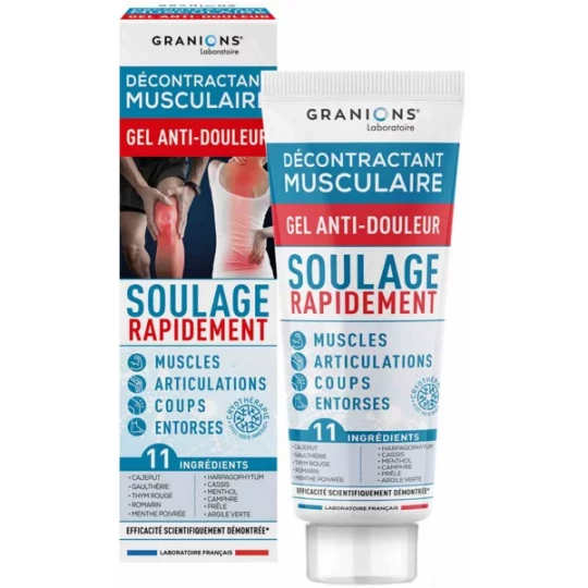Granions Décontractant Musculaire Gel Anti-Douleur 100 ml