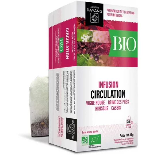Dayang Infusion Jambes Légères Bio Sachets x 20