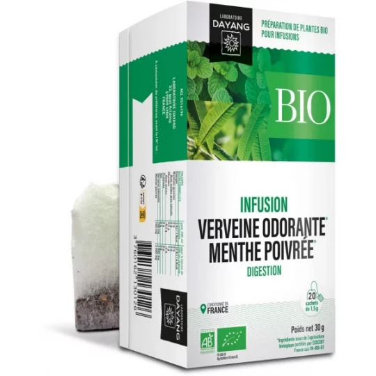 Dayang Infusion Verveine Menthe Bio Sachets x 20