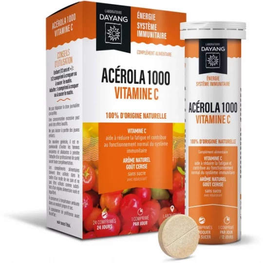 Dayang Acérola 1000 Comprimés 2 x 24