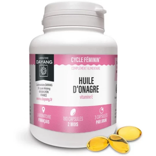 Dayang Huile d'Onagre Capsules x 180