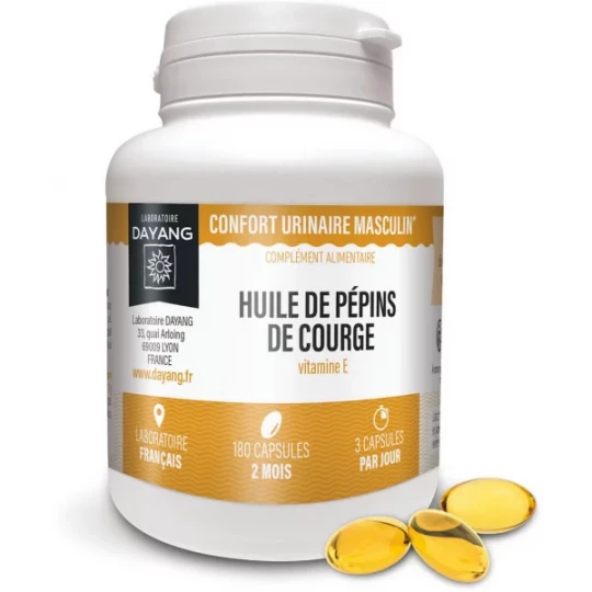 Dayang Huile Pépins de Courge Capsules x 180