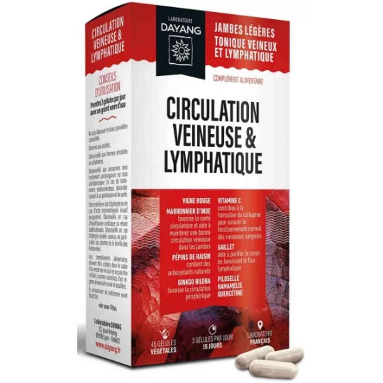 Dayang Circulation Veineuse & Lymphatique Gélules x 45