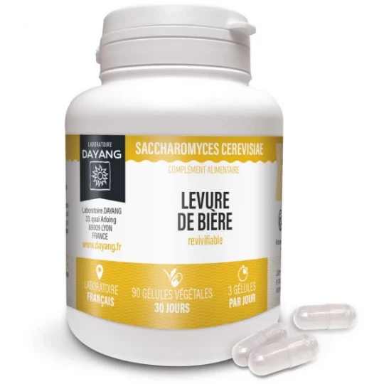 Dayang Levure de Bière Revivifiable Gélules x 90