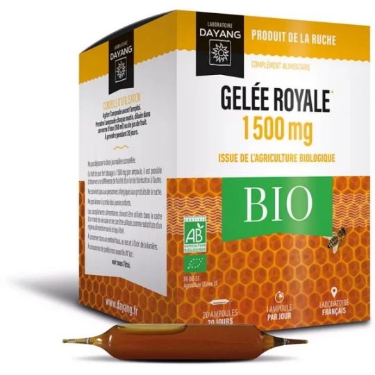 Dayang Gelée Royale 1500 mg Bio Ampoules x 20