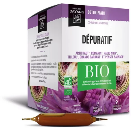 Dayang Dépuratif Bio Ampoules x 20