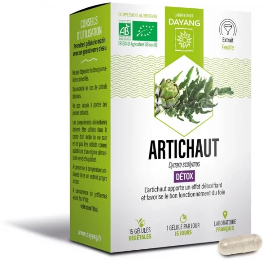 Dayang Artichaut Bio Gélules x 15