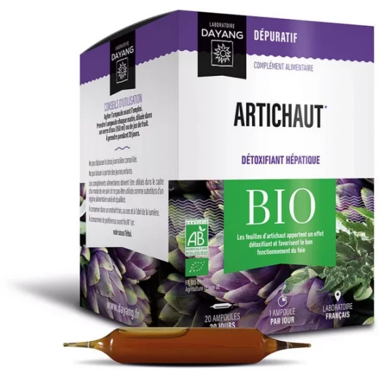Dayang Artichaut Détoxifiant Hépatique Ampoules x 20