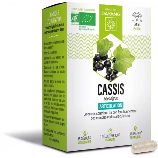 Dayang Cassis Bio Gélules x 15